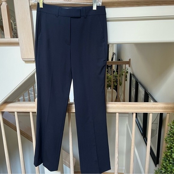 J. Crew Straight-leg Pant in Bi-stretch Wool In Navy 0 - Picture 3 of 15